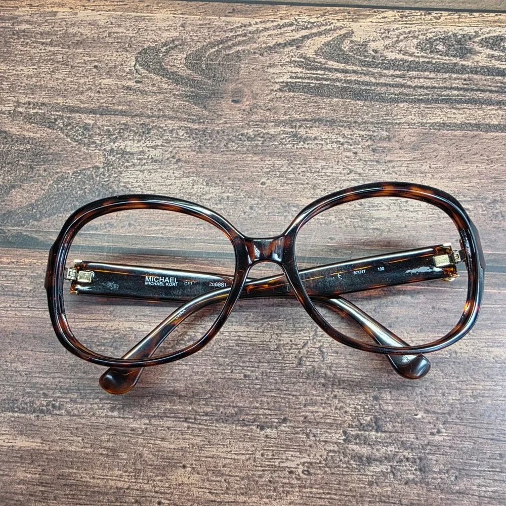 Michael Kors Erin 2068S 206 Dark Tortoise Oversized Eyeglass Frames 57-17-130